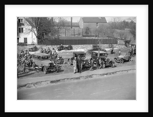 The Surbiton Motor Club Grand Cup, the Talbot Hotel, Ripley, Surrey, 1929 by Bill Brunell