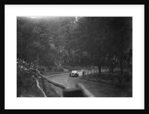 Raymond Mays' 4500 cc Invicta competing in the Shelsley Walsh Speed Hill Climb, Worcestershire by Bill Brunell