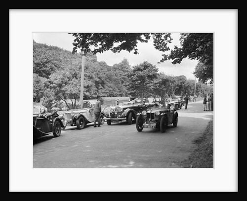 Cars competing in the MCC Torquay Rally, July 1937 by Bill Brunell
