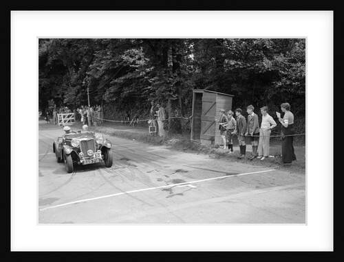 Frank Barnes' Autosports team Singer B37, winner of a silver award, MCC Torquay Rally, July 1937 by Bill Brunell