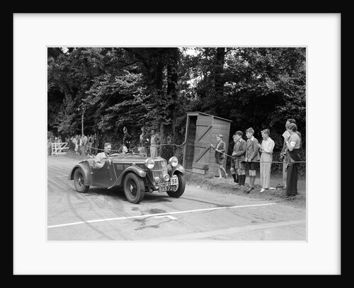 AH Langley's Autosports team Singer B37, winner of a premier award, MCC Torquay Rally, July 1937 by Bill Brunell