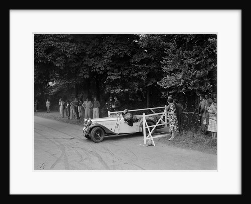 DE Harris' Singer B37, winner of a silver award at the MCC Torquay Rally, July 1937 by Bill Brunell