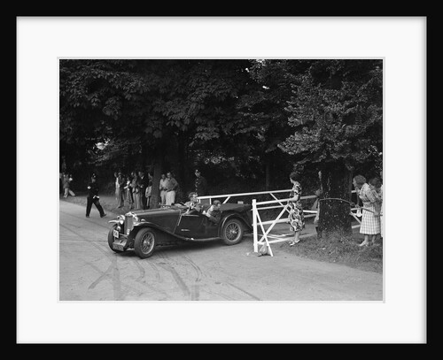 VM Roberts' MG Magnette NA, winner of a bronze award at the MCC Torquay Rally, July 1937 by Bill Brunell