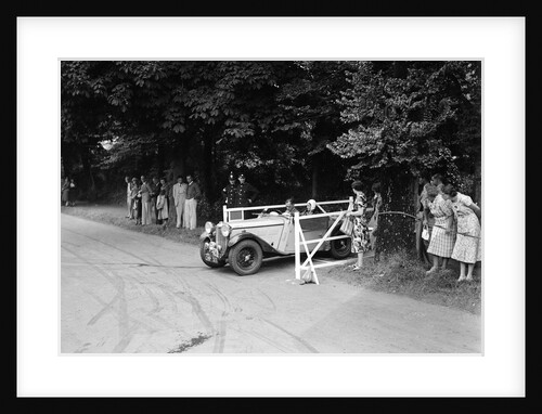 WC Butler's Singer B37, winner of a premier award at the MCC Torquay Rally, July 1937 by Bill Brunell