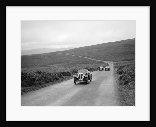 WH Scriven's Austin 7 Grasshopper, winner of a silver award at the MCC Torquay Rally, July 1937 by Bill Brunell