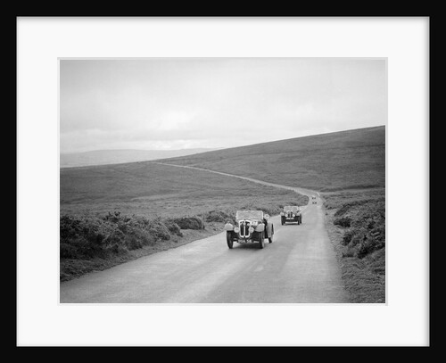Austin 7s of CD Buckley and Bert Hadley competing at the MCC Torquay Rally, July 1937 by Bill Brunell