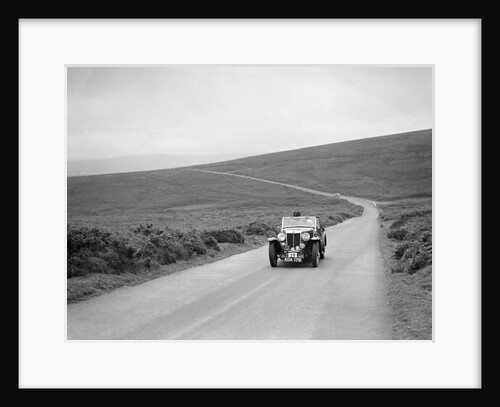 AB Langley's MG Magnette competing at the MCC Torquay Rally, July 1937 by Bill Brunell