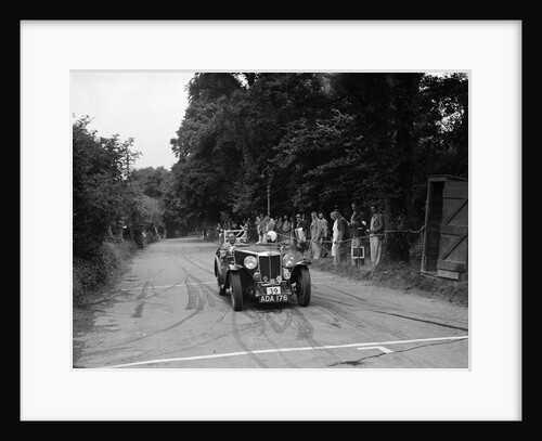 AB Langley's MG Magnette competing at the MCC Torquay Rally, July 1937 by Bill Brunell