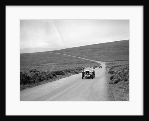 Cream Cracker Team MG PA of JA Bastock competing at the MCC Torquay Rally, July 1937 by Bill Brunell