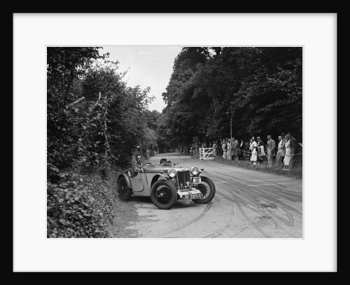 JA Bastock's MG PA, winner of a silver award at the MCC Torquay Rally, July 1937 by Bill Brunell