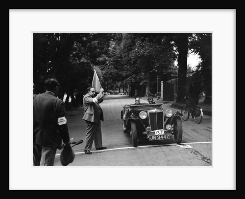 MG TA of RA MacDermid, winner of a bronze award at the MCC Torquay Rally, July 1937 by Bill Brunell