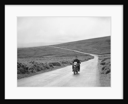 597 cc Ariel Square Four of IH Darge, winner of a silver award at the MCC Torquay Rally, July 1937 by Bill Brunell