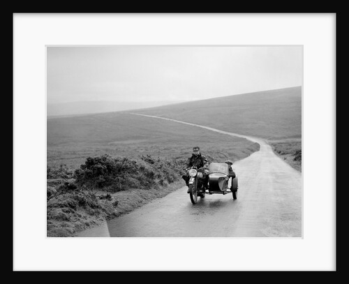 490 cc Norton and sidecar of FW Osborne, winner of a silver award, MCC Torquay Rally, July 1937 by Bill Brunell