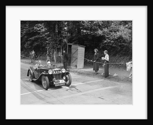 MG TA of JW Appleby at the MCC Torquay Rally, July 1937 by Bill Brunell