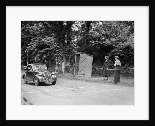 Fiat of HW Johnson, winner of a silver award at the MCC Torquay Rally, July 1937 by Bill Brunell