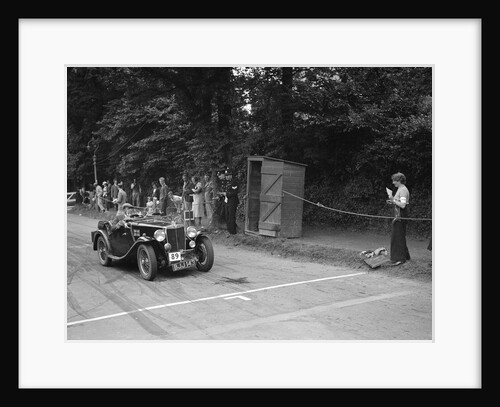 AL Baker's MG Magnette, winner of a bronze award at the MCC Torquay Rally, July 1937 by Bill Brunell
