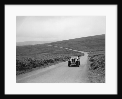 MG Magnette of KG Moss competing at the MCC Torquay Rally, July 1937 by Bill Brunell