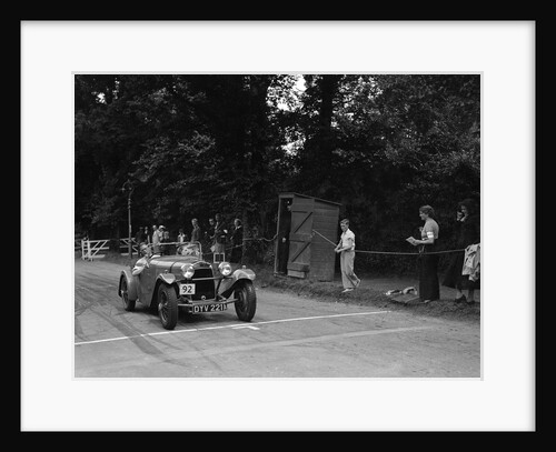Peter Clark's HRG, winner of a silver award at the MCC Torquay Rally, July 1937 by Bill Brunell