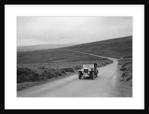 MG Magnette of RWG Collins, winner of a premier award at the MCC Torquay Rally, July 1937 by Bill Brunell