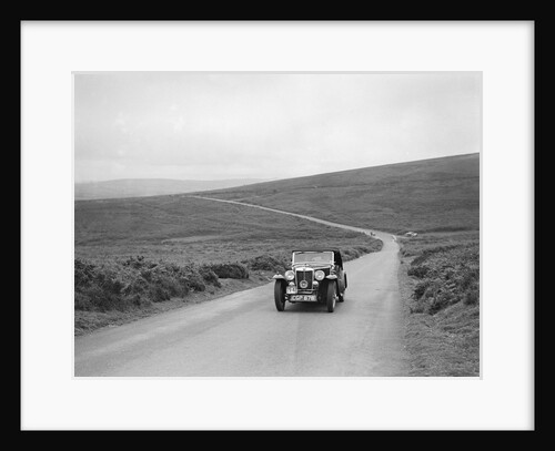MG Magnette of H Koppenhagen competing at the MCC Torquay Rally, July 1937 by Bill Brunell