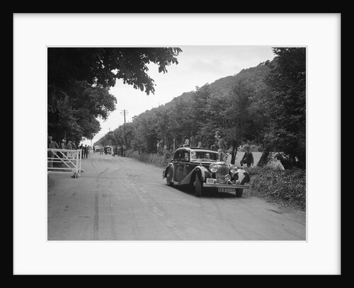 SS Stanley's Jaguar SS competing at the MCC Torquay Rally, July 1937 by Bill Brunell