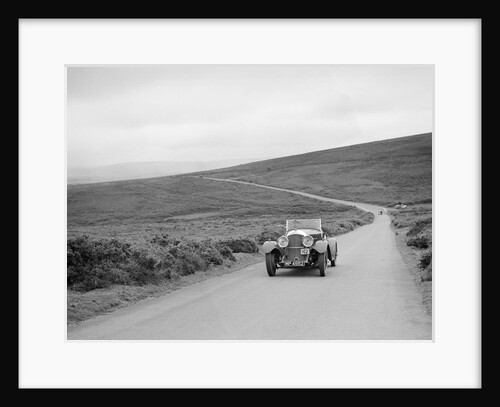 Bentley of FE Elgood, winner of a premier award at the MCC Torquay Rally, July 1937 by Bill Brunell