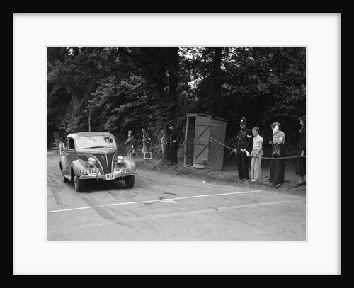 Ford V8 of J Harrison, winner of a bronze award at the MCC Torquay Rally, July 1937 by Bill Brunell