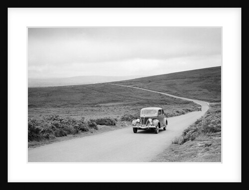 Ford V8 of J McEvoy, winner of a bronze award at the MCC Torquay Rally, July 1937 by Bill Brunell