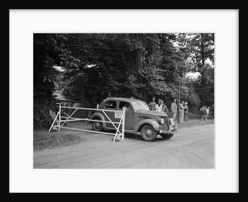 Ford V8 of J Whalley, winner of a bronze award at the MCC Torquay Rally, July 1937 by Bill Brunell