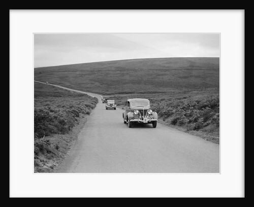 Ford V8s of Viscount Chetwynd and J Whalley competing at the MCC Torquay Rally, July 1937 by Bill Brunell