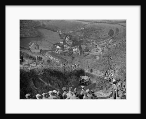 Riley Tourer competing in the MCC Lands End Trial, Beggars Roost, Devon, 1928 or 1929 by Bill Brunell