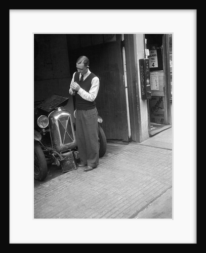 Geoffrey Baker and a Salmson 1090 cc car by Bill Brunell