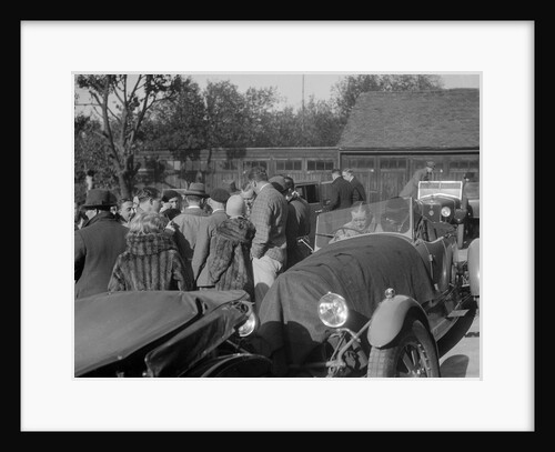 Bugatti Type 43 taking part in the Bugatti Owners Club car treasure hunt, 25 October 1931 by Bill Brunell