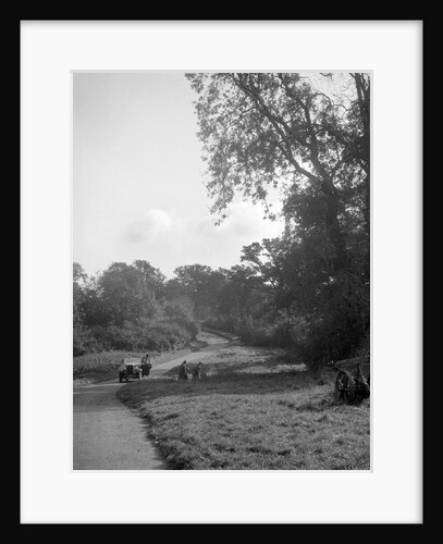 Car taking part in the Bugatti Owners Club car treasure hunt, 25 October 1931 by Bill Brunell