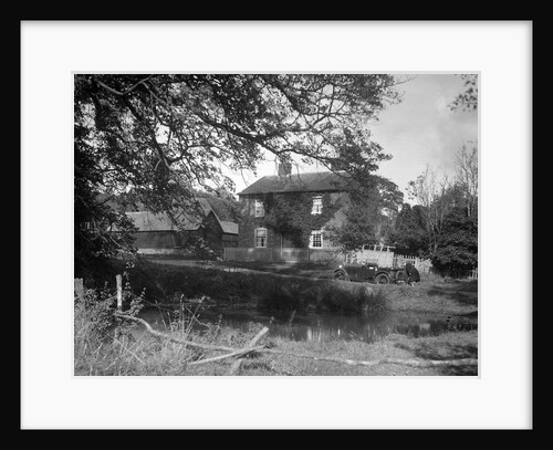 Wolseley Hornet taking part in the Bugatti Owners Club car treasure hunt, 25 October 1931 by Bill Brunell