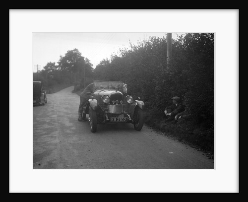 Lagonda taking part in the Bugatti Owners Club car treasure hunt, 25 October 1931 by Bill Brunell