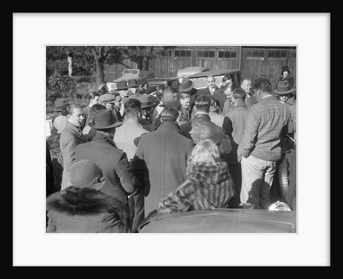 Participants in the Bugatti Owners Club car treasure hunt, 25 October 1931 by Bill Brunell