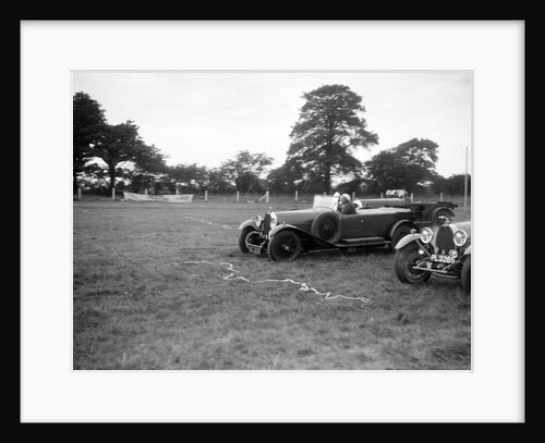 Two Bugatti Type 44s taking part in the Bugatti Owners Club gymkhana, 5 July 1931 by Bill Brunell