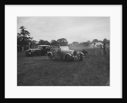 Bugatti Type 44 and Alvis FWD taking part in the Bugatti Owners Club gymkhana, 5 July 1931 by Bill Brunell