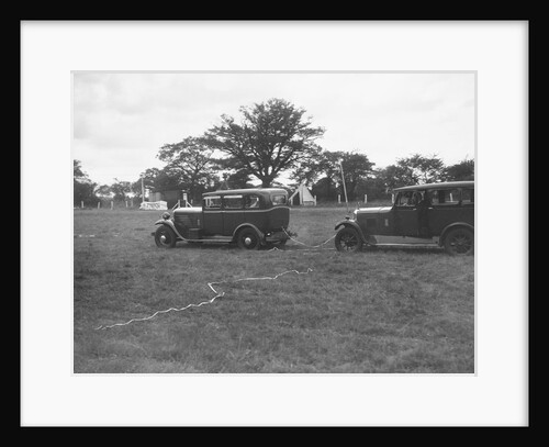 Singer Super Six and Singer Senior taking part in the Bugatti Owners Club gymkhana, 5 July 1931 by Bill Brunell