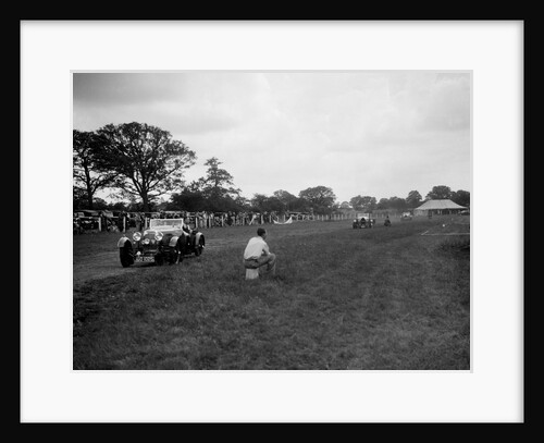 Aston Martin and Bugatti Type 43s taking part in the Bugatti Owners Club gymkhana, 5 July 1931 by Bill Brunell