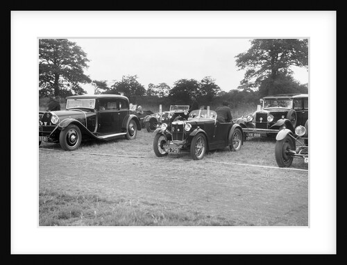 Cars taking part in the Bugatti Owners Club gymkhana, 5 July 1931 by Bill Brunell