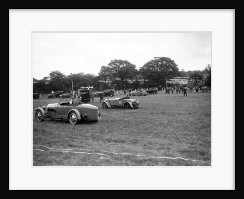 Bugatti Type 43 and Frazer-Nash Falcon taking part in the Bugatti Owners Club gymkhana, 5 July 1931 by Bill Brunell