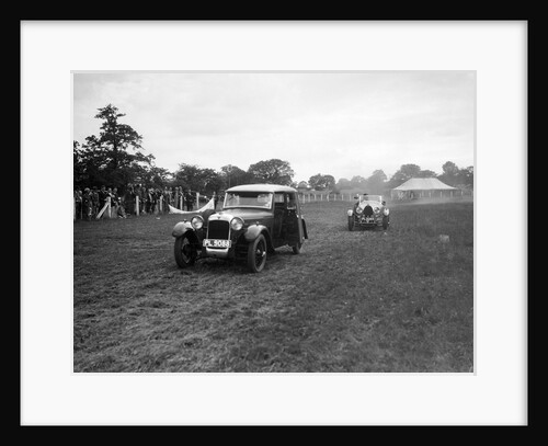 Alvis FWD and Bugatti Type 44 taking part in the Bugatti Owners Club gymkhana, 5 July 1931 by Bill Brunell