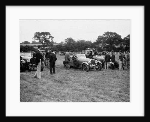 Two Bugatti Type 44s taking part in the Bugatti Owners Club gymkhana, 5 July 1931 by Bill Brunell