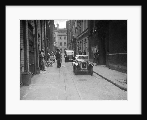 Austin 7 at a motor vehicle blessing ceremony by Bill Brunell