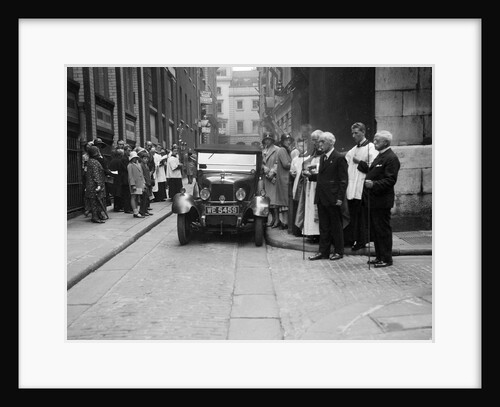 Morris Cowley at a motor vehicle blessing ceremony by Bill Brunell
