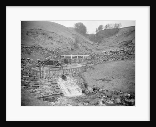 Kitty Brunell road testing a MG 18/80, Tan Hill, Yorkshire, April 1931 by Bill Brunell
