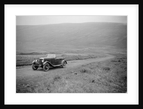 Kitty Brunell road testing a MG 18/80, April 1931 by Bill Brunell