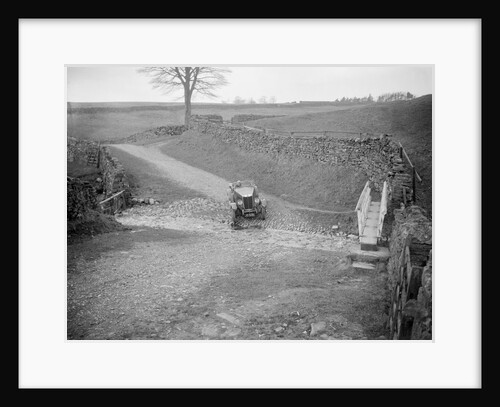 Kitty Brunell road testing a MG 18/80, Tan Hill, Yorkshire, April 1931 by Bill Brunell